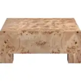 Sutherland 42" Cocktail Coffee Table in Mappa Burl