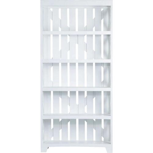 Brambleton 4 Shelf Etagere Bookcase in White Wood