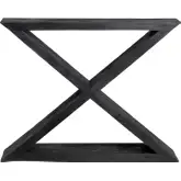Veritas Console Sofa Table in Black Mango wood