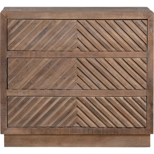 San Antonio 3 Drawer Chest in Mango Wood
