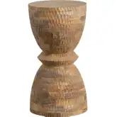 Gibson End Table in Brown Mango Wood