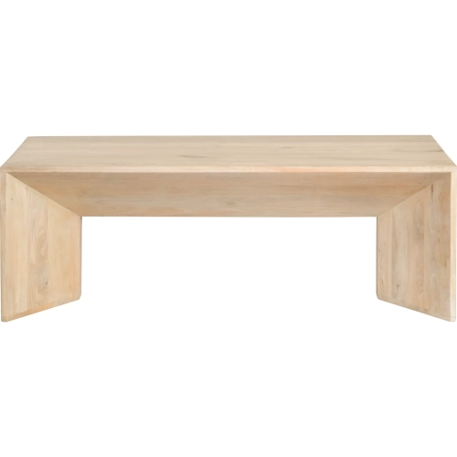 Sydney Cocktail Coffee Table in White Washed Mango Wood