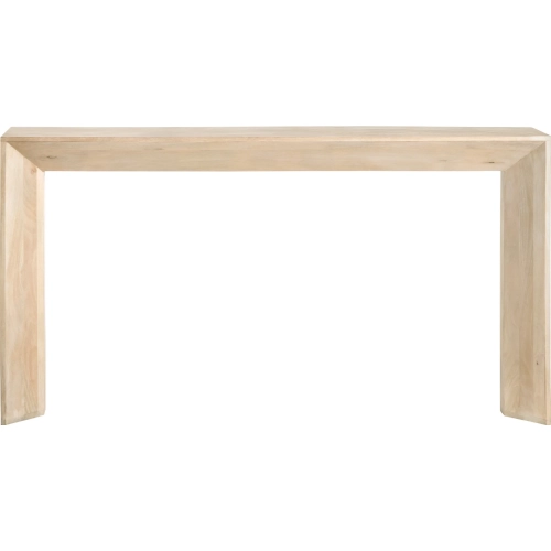 Sydney Console Sofa Table in White Washed Mango Wood