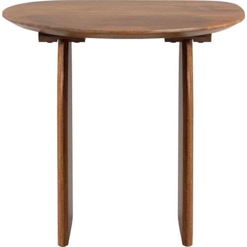 Ashland End Table in Brown Mango Wood