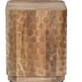Gibson Square End Table in Brown Mango Wood