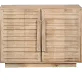Easton 2 Door Accent Cabinet in Natural Mango Wood
