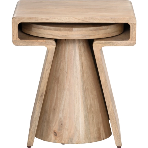 Crestview Collection Keppler 2 Piece Nesting Tables