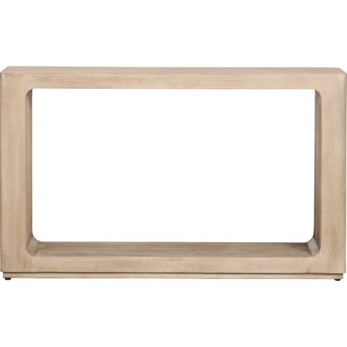 Brooklyn Console Sofa Table in Natural Solid Wood