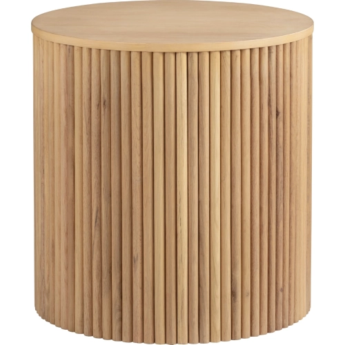 Henley 22" Round Fluted End Table