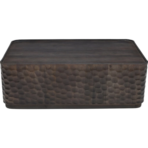 Gibson Cocktail Coffee Table in Smoke Gray Mango Wood