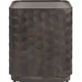 Gibson Square End Table in Smoke Gray Mango Wood