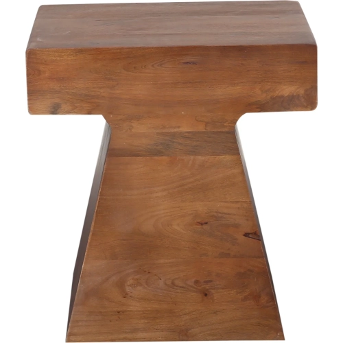 Keppler 2 Piece Nesting End Tables Set in Rich Brown Mango Wood