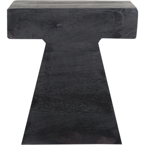 Keppler 2 Piece Nesting End Tables Set in Black Mango Wood