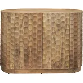 Gibson 2 Door Cabinet in Brown Mango Wood