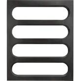 Trinity 79"H 4 Shelf Etagere Bookcase in Gray Wood