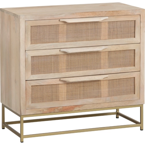 Biscayne Chest in Mango Wood & Cane
