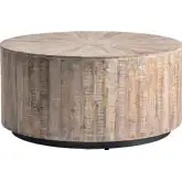 Bengal Manor Cocktail Coffee Table in White Washed Mango Wood