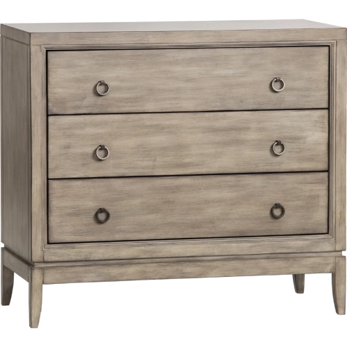Trimble 3 Drawer Chest in Gray Wash Wood