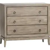 Trimble 3 Drawer Chest in Gray Wash Wood