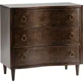 Carnegie Chest in Brown Olive Ash Burl Veneer