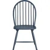 Parker Dining Chair in Blue Wood (Set of 2)