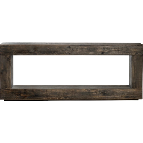 Aspen 80" Console Sofa Table in Distressed Pine Wood
