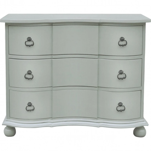 Marissa 3 Drawer Chest in Beige Wood