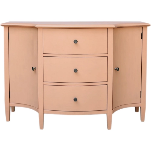 Downing 54" 2 Door 3 Drawer Credenza Sideboard in Bold Orange