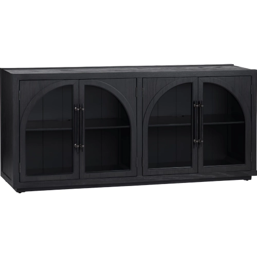 Crestview Collection Braxton 70" 4 Door Media Credenza Sideboard