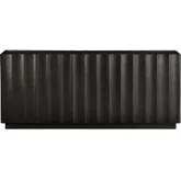 Ellington 80"W 5 Door Credenza Sideboard in Espresso Brown Wood