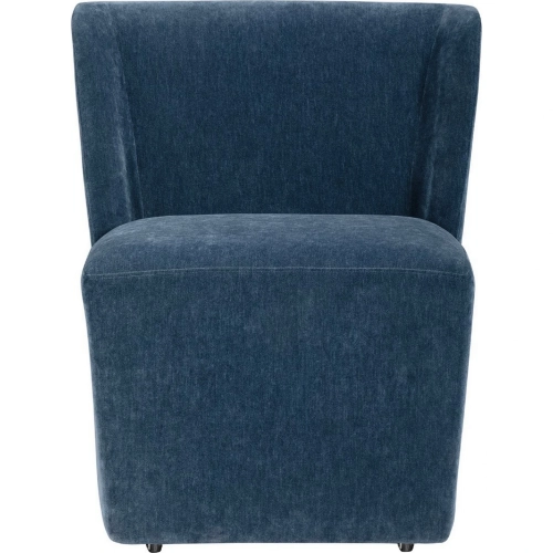 Richmond Dining Chair in Blue Performance Chenille Fabric (Set of 2)