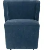 Richmond Dining Chair in Blue Performance Chenille Fabric (Set of 2)