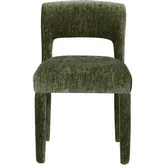 London Dining Chair in Pine Green Fabric (Set of 2)
