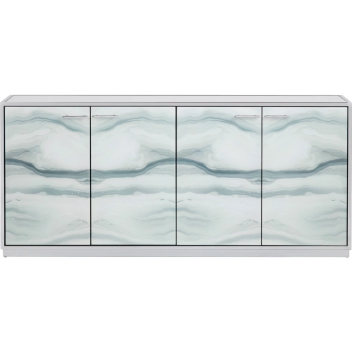 Crestview Collection Denali 72" 4 Door Media Sideboard