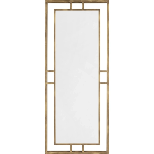Jenson Wall Mirror in Gold Metal