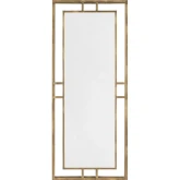 Jenson Wall Mirror in Gold Metal