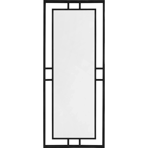 Jenson Wall Mirror in Black Metal