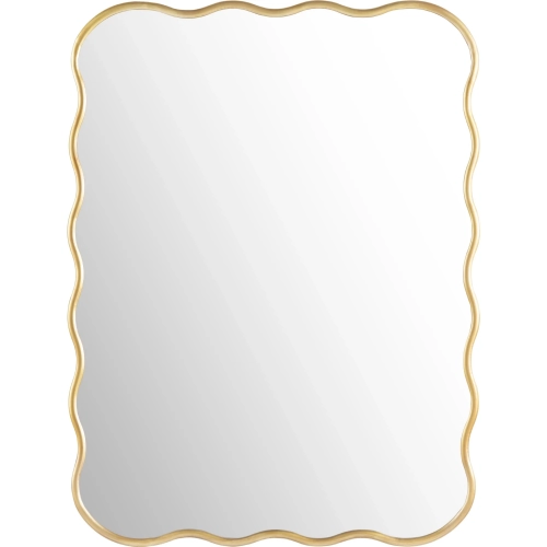 Kingston Wall Mirror in Gold Metal