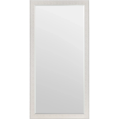 Pierson Wall or Floor Mirror in White Poly