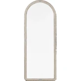 Seaside Arched Wall Mirror in White Washed Natural Rope