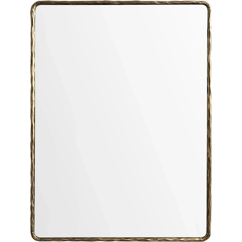 Sully Wall Mirror in Gilded Gold Metal