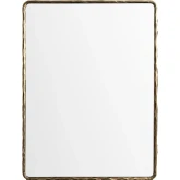 Sully Wall Mirror in Gilded Gold Metal
