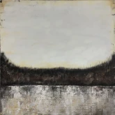 Hazel Abstract Canvas Painting in Multicolor