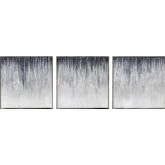 Triple Threat Abstract Canvas Painting in Multicolor (Set of 3)