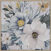 Flower Power Canvas Painting in Multicolor