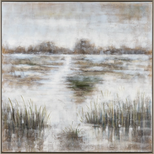 Harper Seascape Canvas Painting in Multicolor