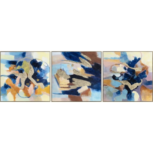 Pomona Trio Canvas Painting in Multicolor (Set of 3)