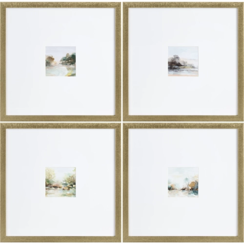 Rosa Landscape Wall Art in Multicolor (Set of 4)