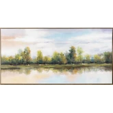 Kent Landscape Canvas Painting in Multicolor
