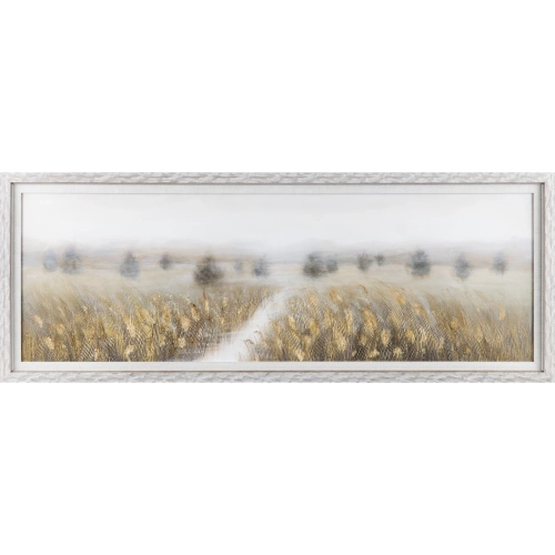 Bowman Landscape Canvas Painting Wall Art in Golds & Neutrals